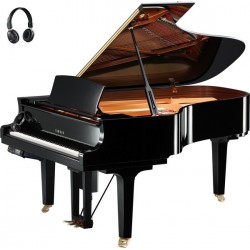 PIANO A QUEUE YAMAHA DISKLAVIER/SILENT DC6XE3 PRO 2m12 Noir Poli