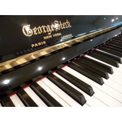 PIANO DROIT GEORGE STECK US-12T "all night" Noir Brillant ou Blanc brillant 