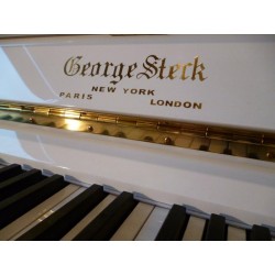 PIANO DROIT GEORGE STECK US-12T "all night" Noir Brillant ou Blanc brillant 