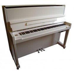 PIANO DROIT SAMICK JS-118 Harmonie Blanc/Chrome Silent