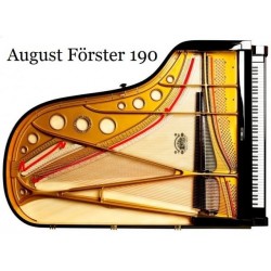 PIANO A QUEUE AUGUST FORSTER 190 Noir Poli