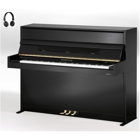 PIANO DROIT BECHSTEIN ACADEMY A.112 VARIO HDS Noir Poli