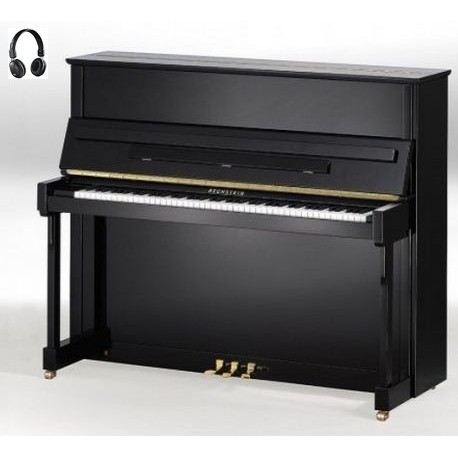 PIANO DROIT BECHSTEIN ACADEMY A.124 VARIO HDS Noir Poli