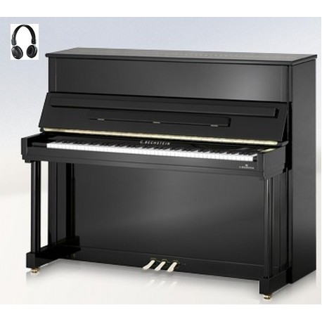 PIANO DROIT C.BECHSTEIN Classic 124 VARIO HDS Noir Poli