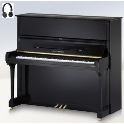 PIANO DROIT C.BECHSTEIN Concert 8 VARIO HDS Noir Poli