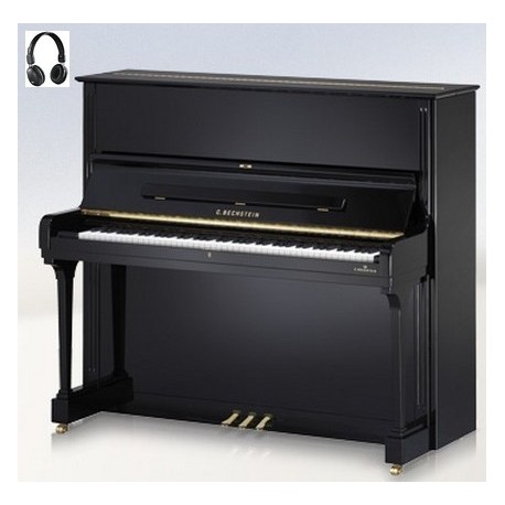 PIANO DROIT C.BECHSTEIN Concert 8 VARIO HDS Noir Poli