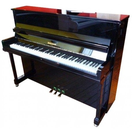 Piano Droit W.HOFFMANN H 116 P Noir Poli Made in Langlaü