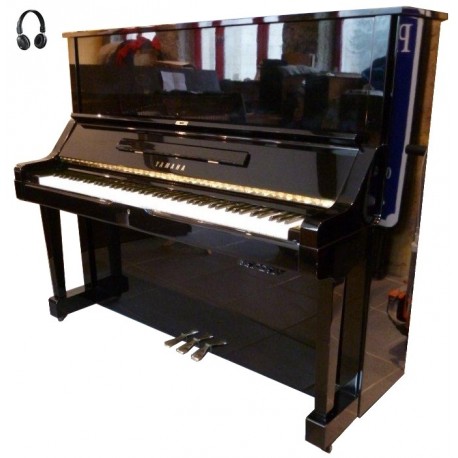 Piano Droit YAMAHA UX Silent 131cm Noir brillant