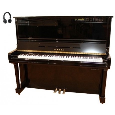 Piano Droit YAMAHA HQ300 SX SILENT/DISKLAVIER 131cm Noir brillant