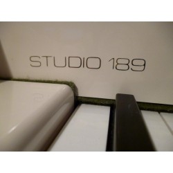 PIANO A QUEUE C.BECHSTEIN Studio 189 Blanc Brillant ***RARE***