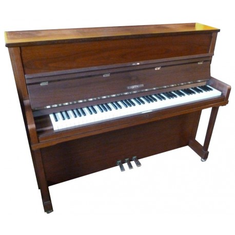 Piano Droit W.HOFFMANN H 114 Noyer satiné Made in Langlaü