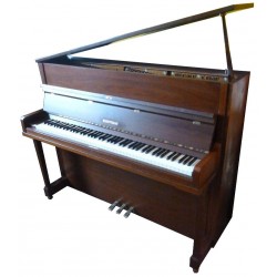 Piano Droit W.HOFFMANN H 114 Noyer satiné Made in Langlaü