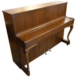 Piano Droit ZIMMERMANN 111 V Chippendale Noyer satiné