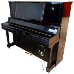 Piano Droit YAMAHA YU5 silent KORG 131cm Noir brillant 