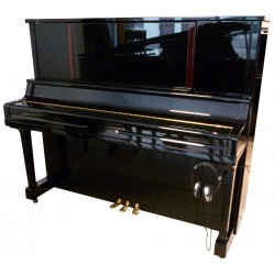 Piano Droit YAMAHA YU5 silent KORG 131cm Noir brillant 