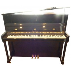 Piano Droit SAUTER 122 Domino Noir poli mécanique Renner R²