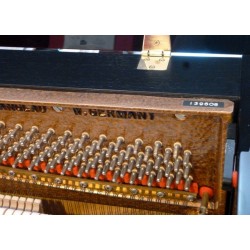 Piano Droit W.HOFFMANN H 116 P Noir Poli Made in Langlaü