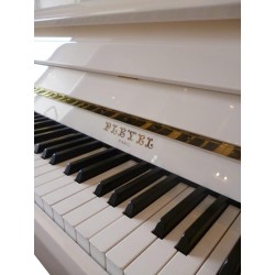 Piano Droit PLEYEL Esprit 115 Blanc brillant