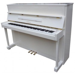 Piano Droit YAMAHA LU201C 114cm Blanc brillant