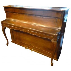 Piano Droit SCHIMMEL 112 Chippendale avec 2 lampes