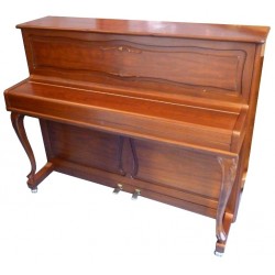 Piano Droit W.HOFFMANN H114 chippendale Noyer satiné