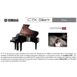 PIANO A QUEUE YAMAHA C7X SH2 SILENT 2m27 Noir Brillant offres promotionnelles en magasin ou au 04 72 41 92 24