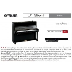 PIANO DROIT YAMAHA U1 SH SILENT 121cm Noir Poli