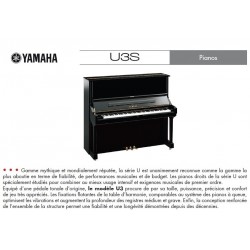 PIANO DROIT YAMAHA U3S 131cm Noir brillant