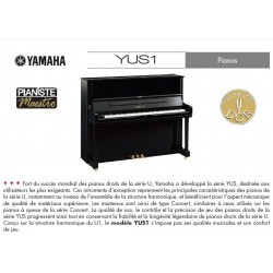 PIANO DROIT YAMAHA YUS1 121cm Noir Brillant / PRIX NOUS CONSULTER