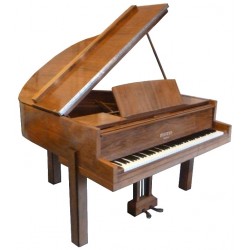 PIANO A QUEUE PLEYEL Art Déco 148cm Noyer satiné