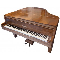 PIANO A QUEUE PLEYEL Art Déco 148cm Noyer satiné