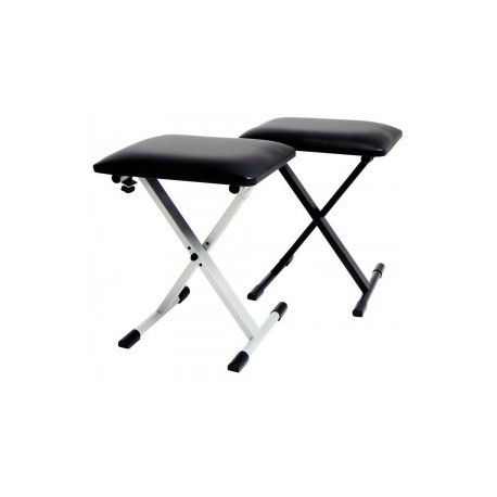 Banquette en X, compacte, noir Banquette en X, compacte, noir