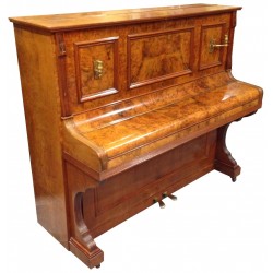 Piano Droit JULIUS PFAFFE bois marqueté 127cm