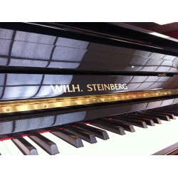 PIANO DROIT WILH.STEINBERG P-125 E Noir Brillant/Laiton