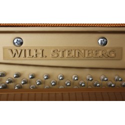 PIANO DROIT WILH.STEINBERG P-125 E Blanc Brillant