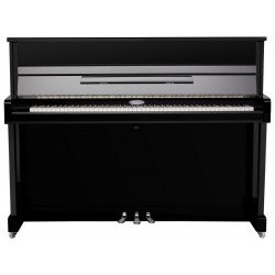 PIANO DROIT KEMBLE K113 Noir brillant et chrome