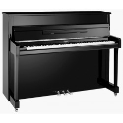 PIANO DROIT KEMBLE K113 Noir brillant et chrome