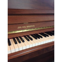 Piano Droit JULIUS DRAYER NU-12 Noyer satiné 112 cm