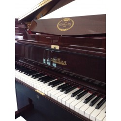 Piano Droit SCHIMMEL 112 Chippendale avec 2 lampes