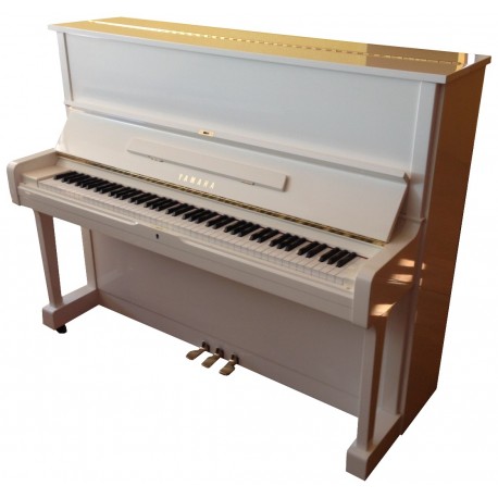 Piano Droit YAMAHA U1 121cm Blanc brillant