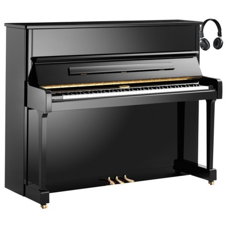 PIANO DROIT KEMBLE K121 CL SILENT SH Noir Brillant
