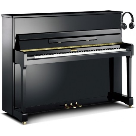 PIANO DROIT KEMBLE Classique T 116 SILENT SH Noir Brillant