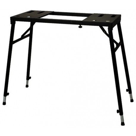 Stand pliable noir pour piano numérique et clavier portable / pieds  réglables individuellement / grande stabilité