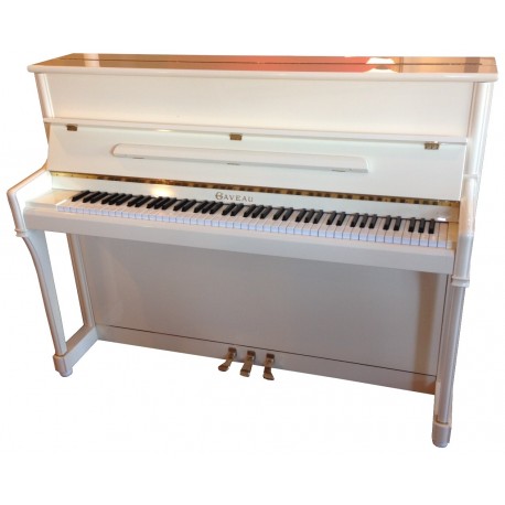 Piano droit GAVEAU by Schimmel Concorde Ivoire poli