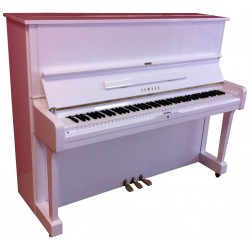 Piano Droit YAMAHA U1 121cm Blanc brillant