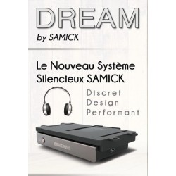 PIANO DROIT SAMICK JS-043 D DREAM Noir brillant / Chrome