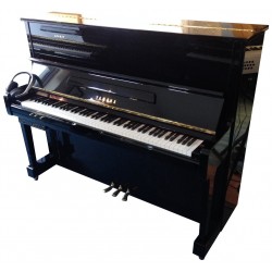 Piano Droit YAMAHA U100 Silent Technics 121cm Noir brillant 