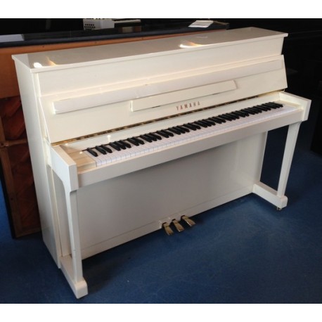 Piano Droit YAMAHA E-110 N Ivoire brillant