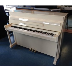 Piano Droit YAMAHA E-110 N Ivoire brillant