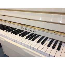 Piano Droit YOUNG CHANG E-112 Ivoire brillant